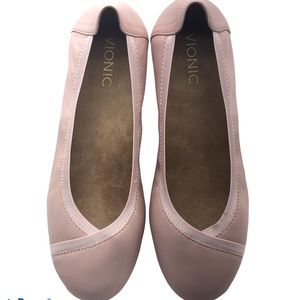 Vionic Carroll ballet flat light pink sz 9.5